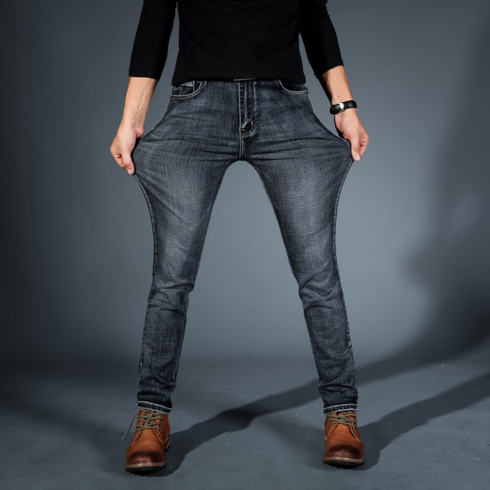 กางเกงยีนส์ทรงสกินนี่ผ้ายืดสไต - Streetwear Brand Denim บทวิจารณ์และราคา