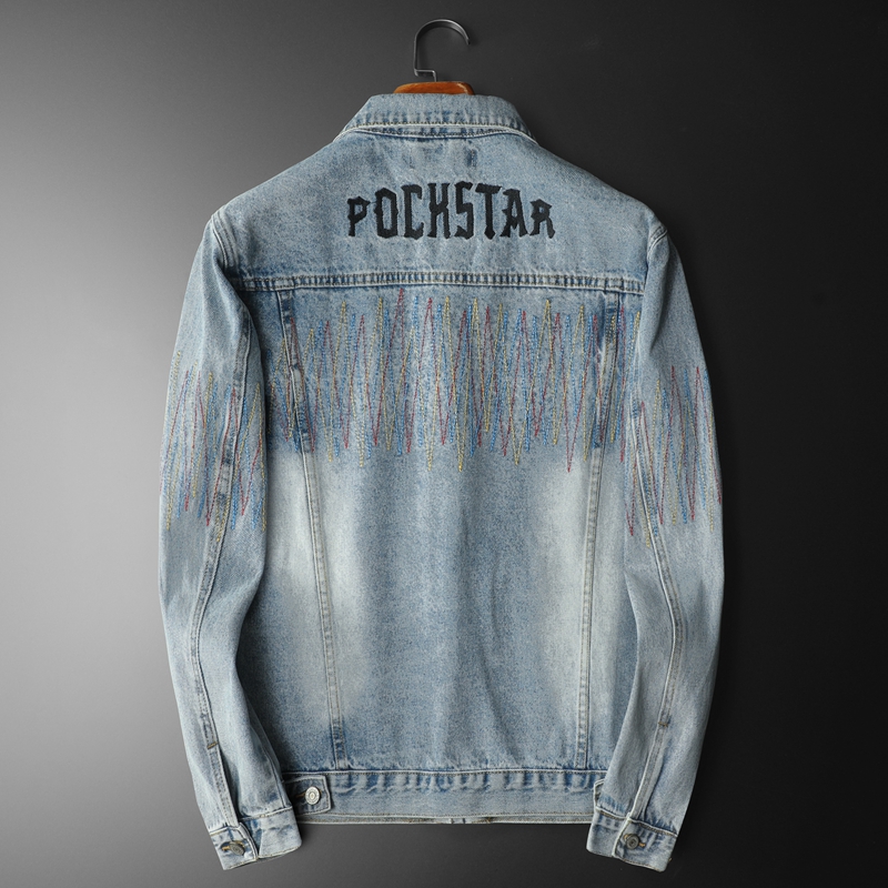 ยี่ห้อVINTAGEล้างDENIMแจ็คเก็ต - Streetwear Brand Denim บทวิจารณ์และราคา