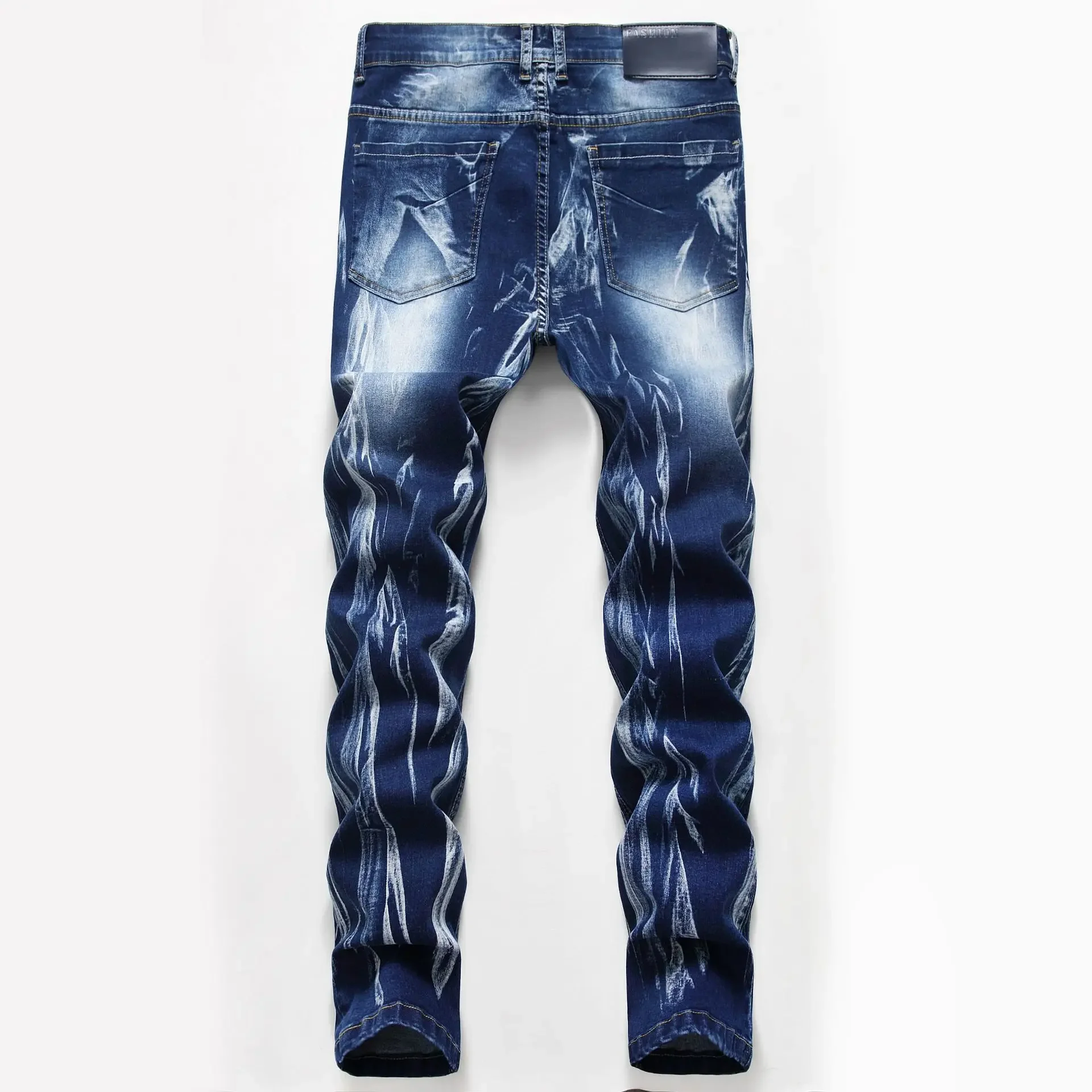 แฟชั่นพิมพ์ผู้ชายความยืดหยุ่น  - Streetwear Brand Denim บทวิจารณ์และราคา