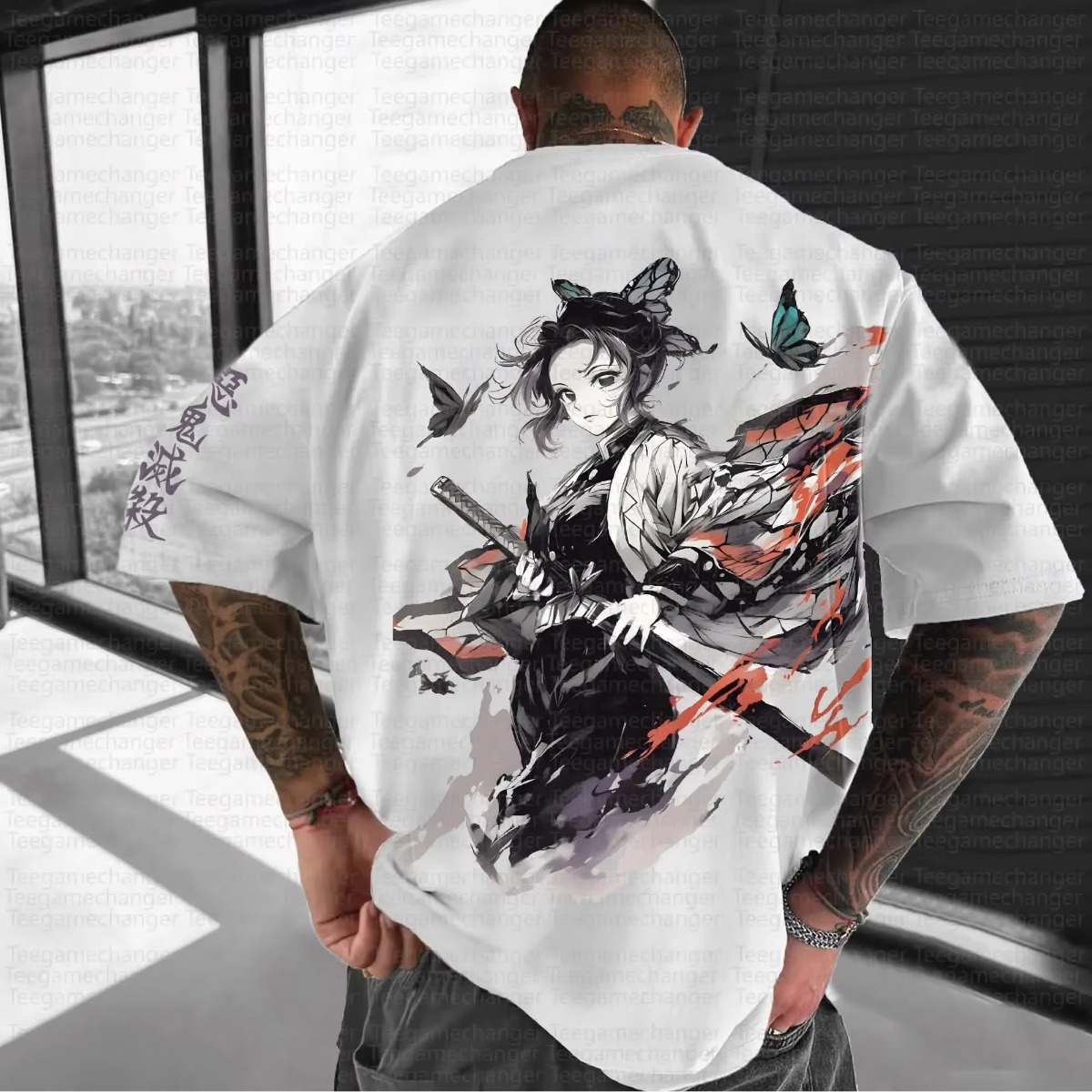 เสื้อยืดลายตัวละครอนิเมะดาบพิฆ - Streetwear Brand Japan บทวิจารณ์และราคา