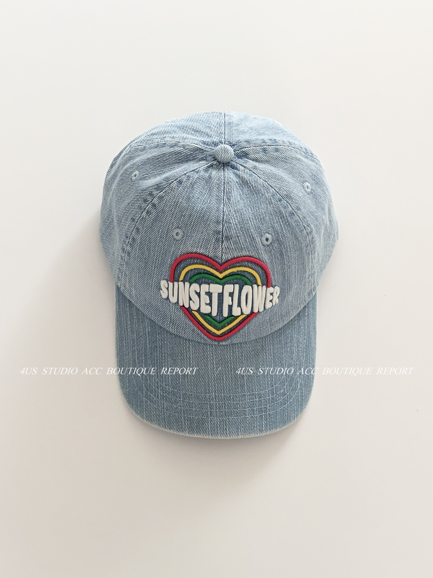 หมวกเบสบอลยีนส์ปักลายวินเทจ -  - Streetwear Brand Denim บทวิจารณ์และราคา