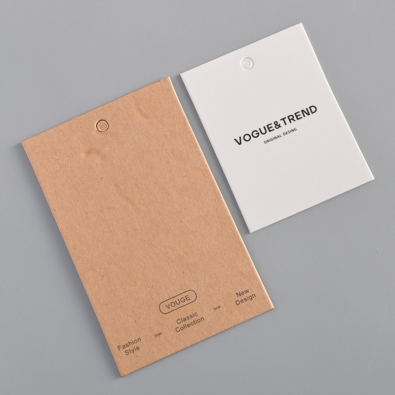 ป้ายแขวนกระดาษคราฟท์วินเทจแบบก - Streetwear Brand Tags บทวิจารณ์และราคา