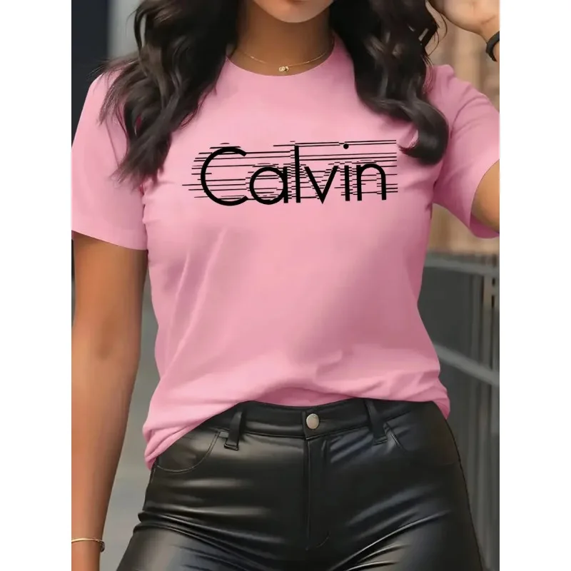 เสื้อยืดผู้หญิงคาลวินแฟชั่นลำล - Streetwear Brand Fashion บทวิจารณ์และราคา