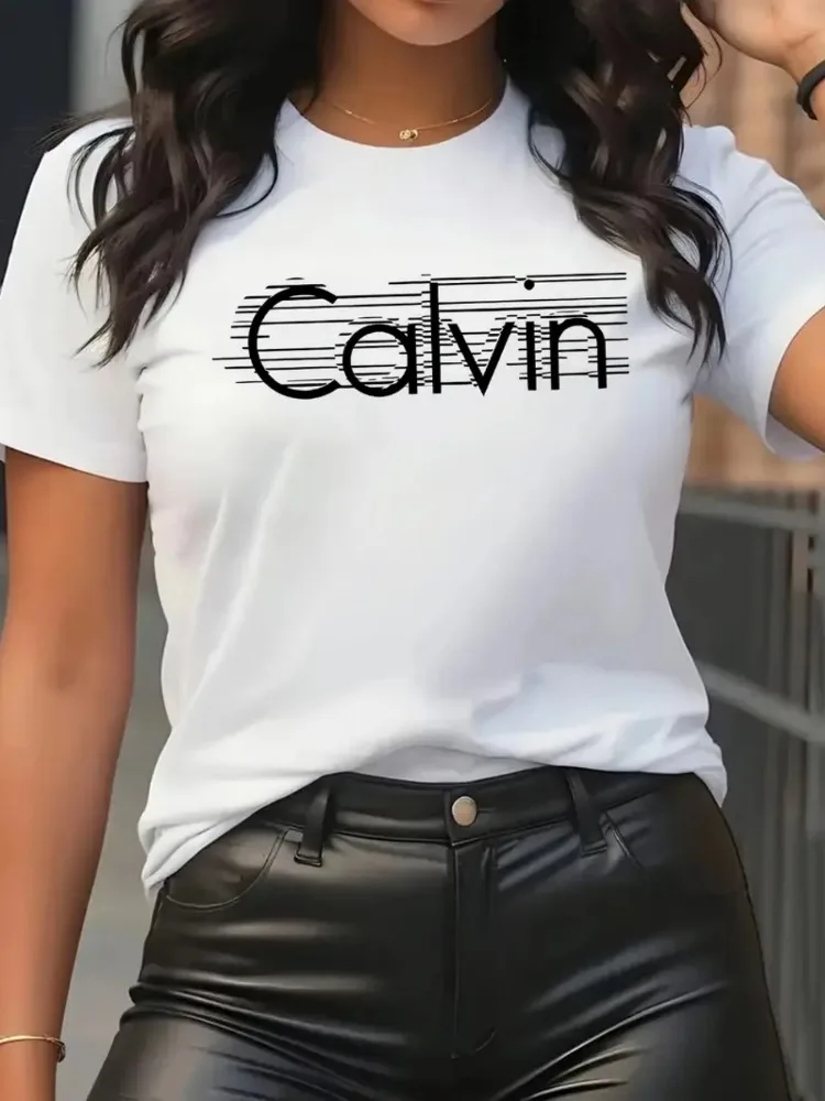 เสื้อยืดผู้หญิงคาลวินแฟชั่นลำล - Streetwear Brand Fashion บทวิจารณ์และราคา