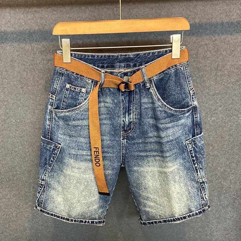 ฤดูร้อนผู้ชายกางเกงยีนส์กางเกง - Streetwear Brand Denim บทวิจารณ์และราคา