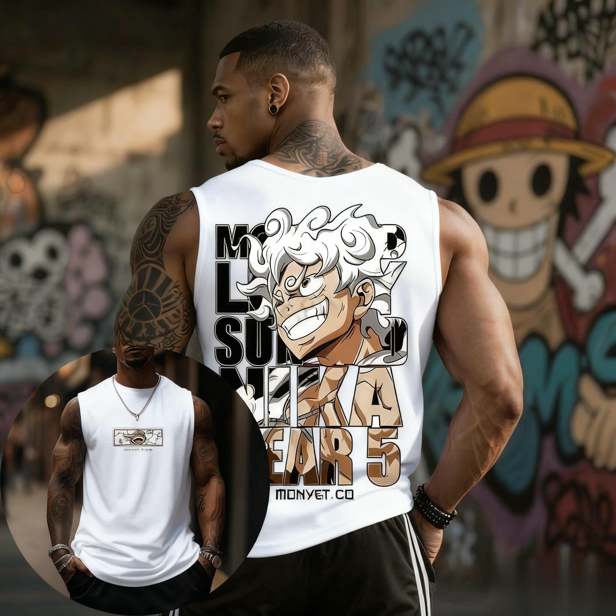 เสื้อกล้ามวันพีซ ลูฟี่ เกียร์  - Streetwear Brand Japan บทวิจารณ์และราคา