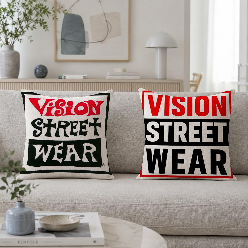 ปลอกหมอนอิงแบรนด์ดัง V-Vision  - Streetwear Brand Home Decor บทวิจารณ์และราคา