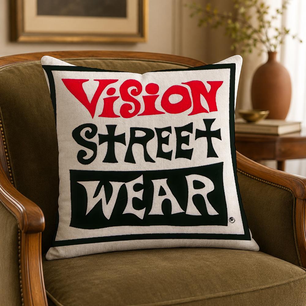 ปลอกหมอนอิงแบรนด์ดัง V-Vision  - Streetwear Brand Home Decor บทวิจารณ์และราคา