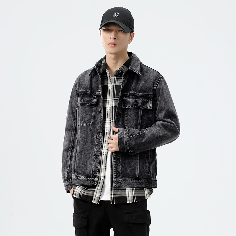 เสื้อแจ็คเก็ตยีนส์ทรงหลวมสไตล์ - Streetwear Brand Denim บทวิจารณ์และราคา