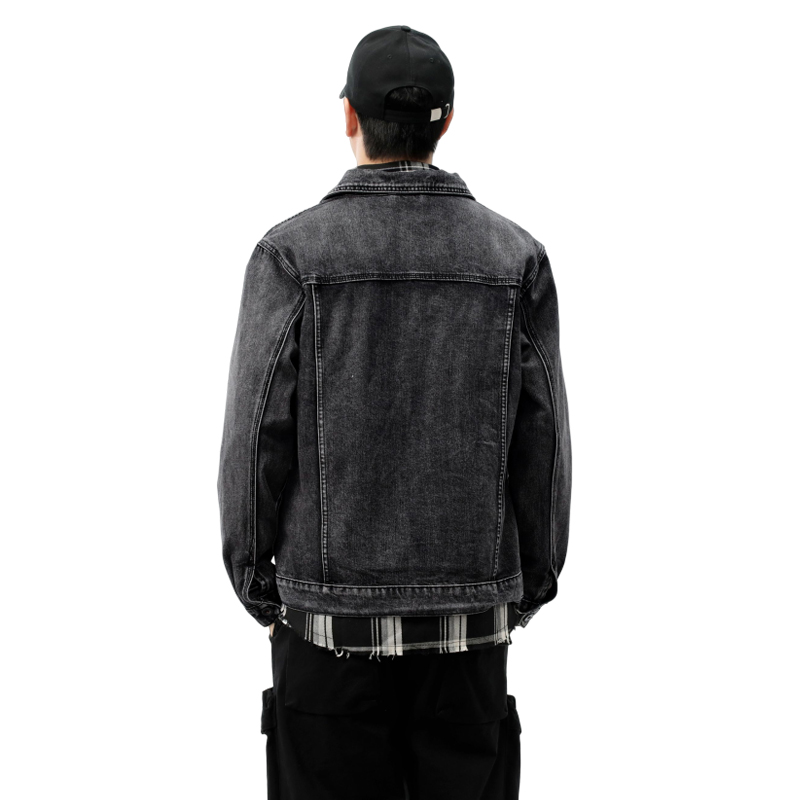 เสื้อแจ็คเก็ตยีนส์ทรงหลวมสไตล์ - Streetwear Brand Denim บทวิจารณ์และราคา