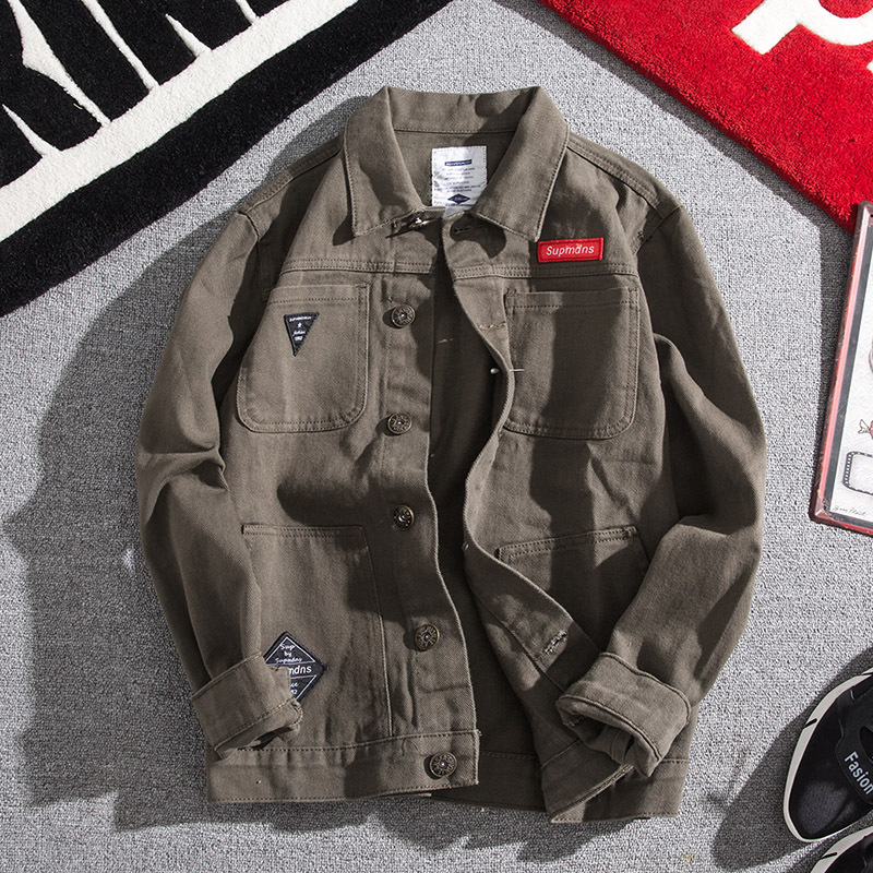 Denim แจ็คเก็ต2021ฤดูใบไม้ร่วง - Streetwear Brand Denim บทวิจารณ์และราคา
